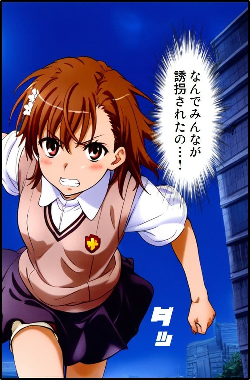 御〇美琴 vs ぬるぬる触手【コミック】 サンプル 1