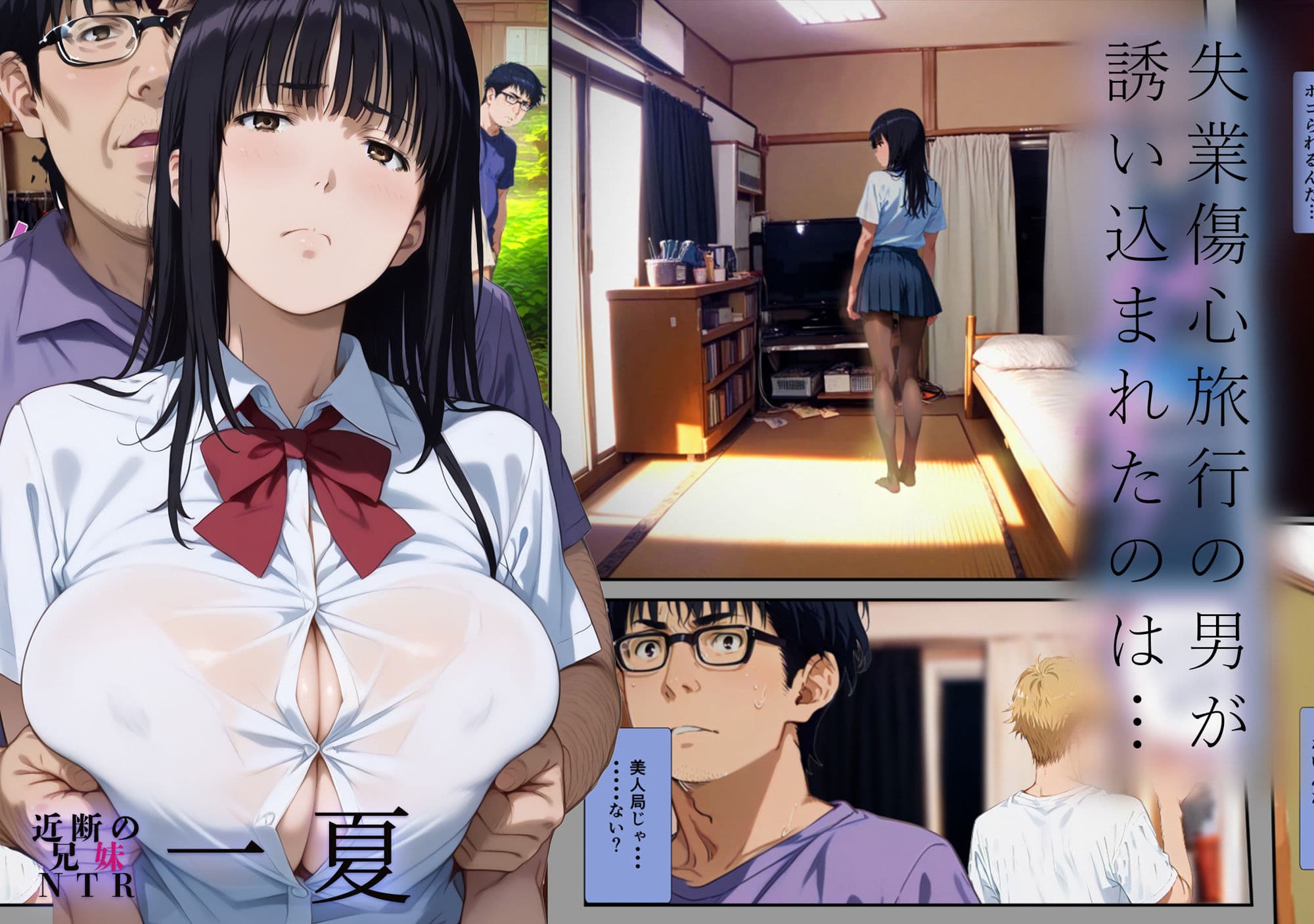 近断の兄妹NTR 一夏 サンプル 3