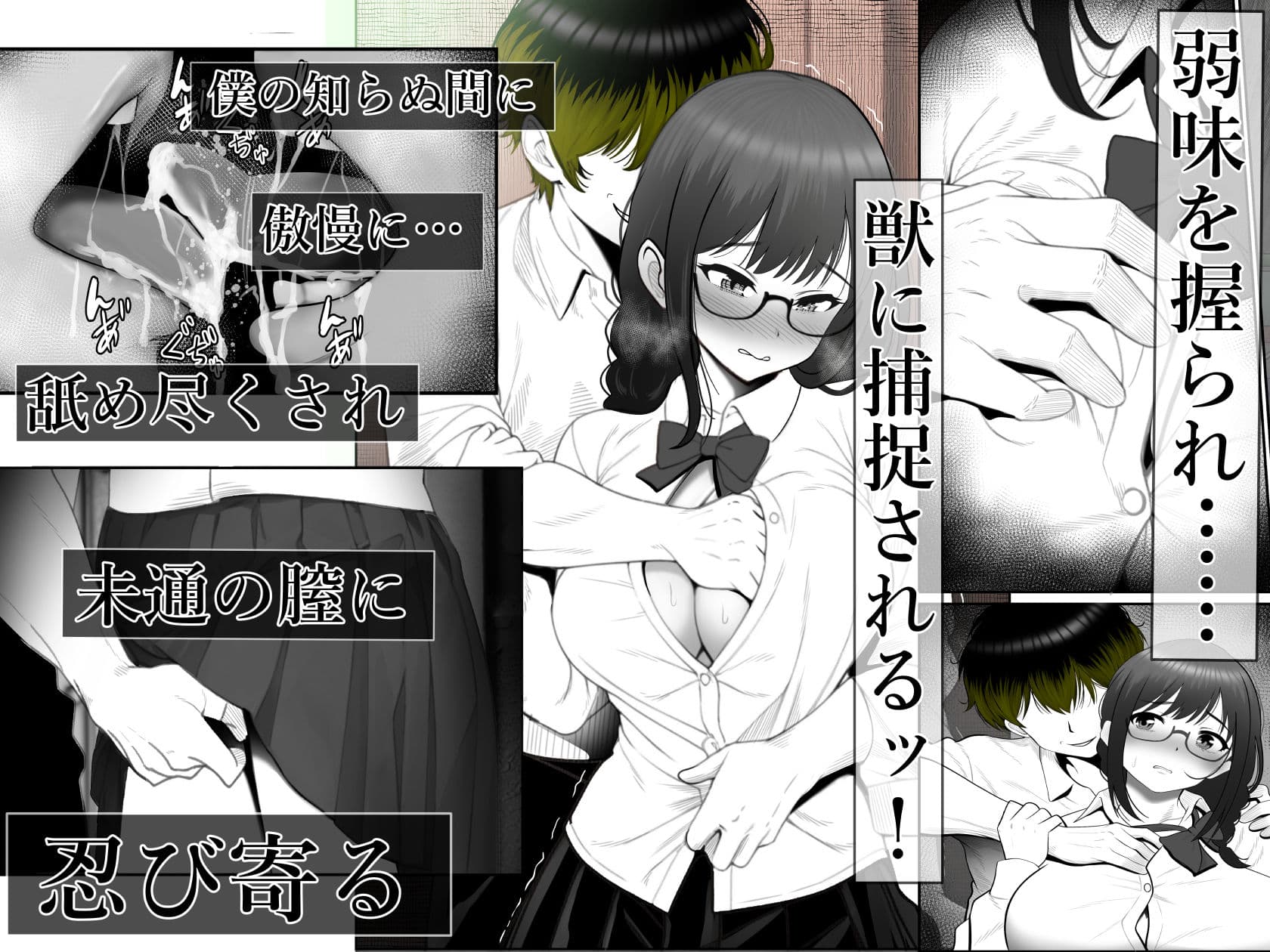 放課後、彼女は先輩に食い散らかされ、無垢な膣は太い肉欲に堕とされていく。 サンプル 2