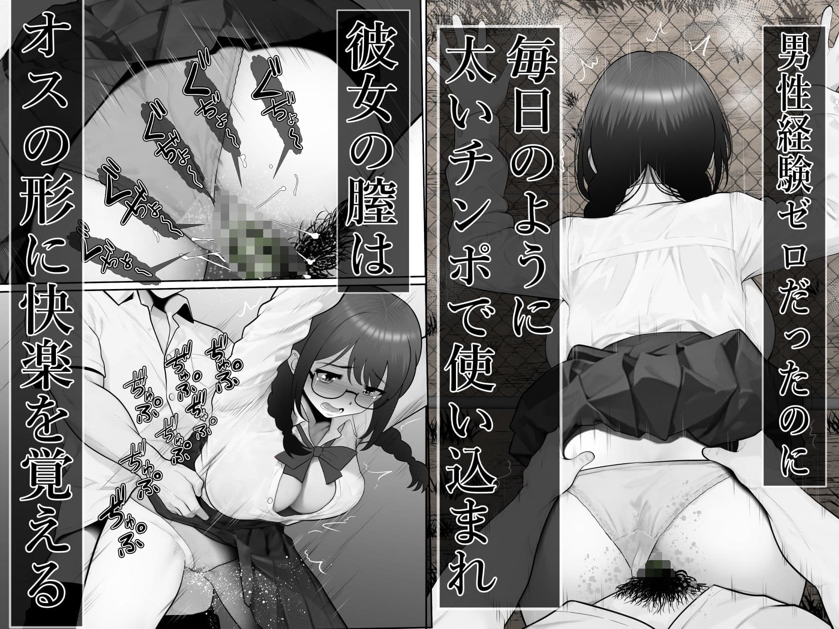 放課後、彼女は先輩に食い散らかされ、無垢な膣は太い肉欲に堕とされていく。 サンプル 4