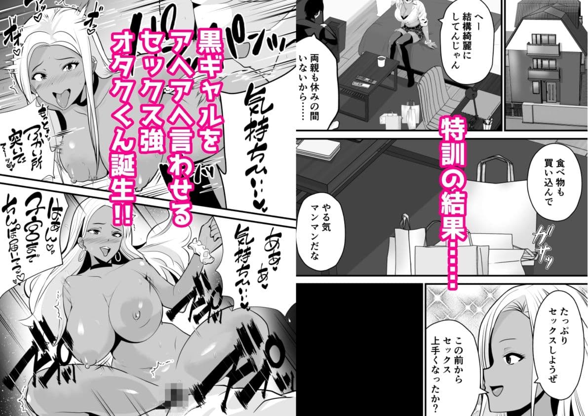 オタクに優しい黒ギャルがレアカードと交換でセックスさせてくれる サンプル 9