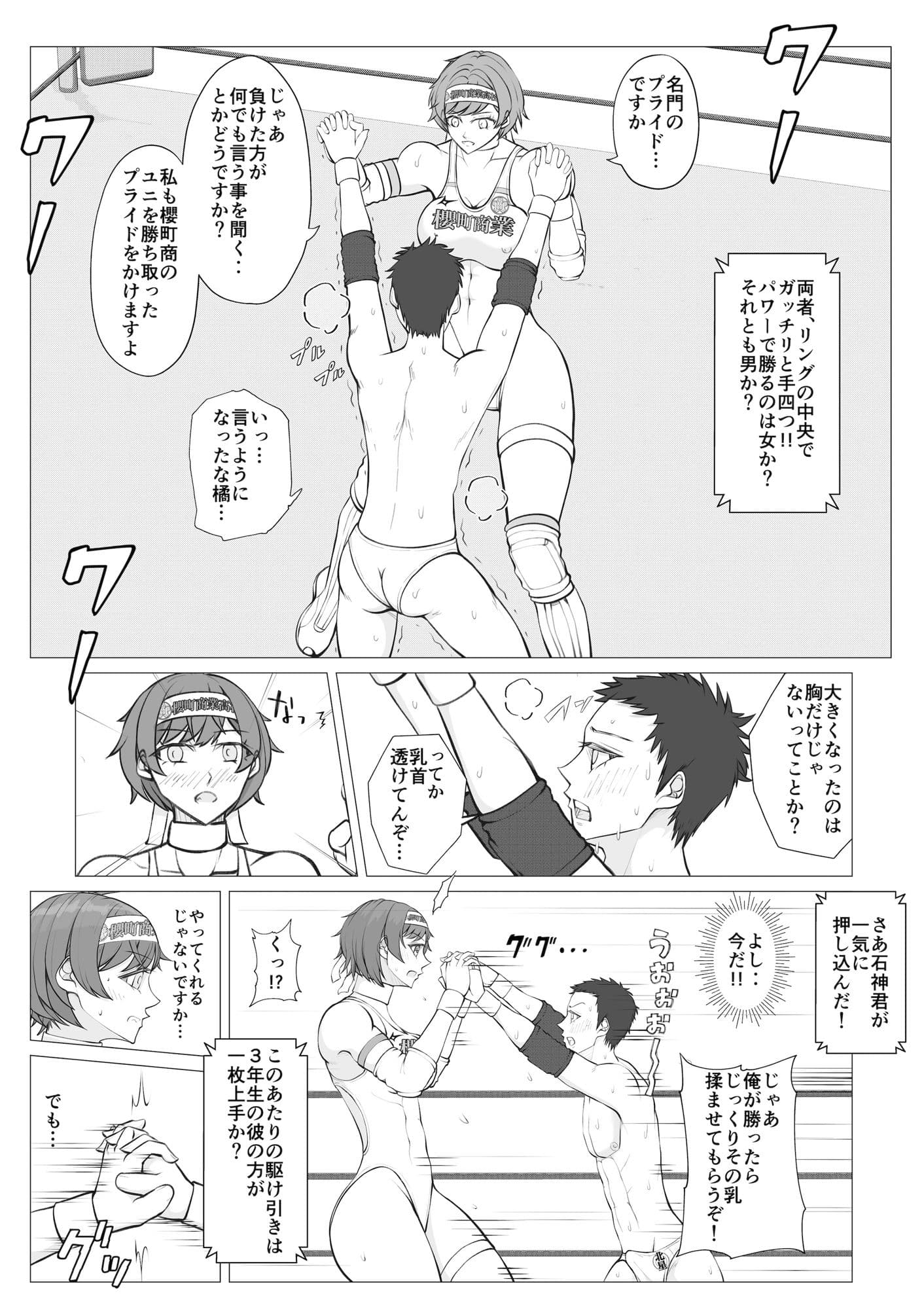 女子が輝くリングで〜屈辱の三校定期戦1〜 サンプル 3