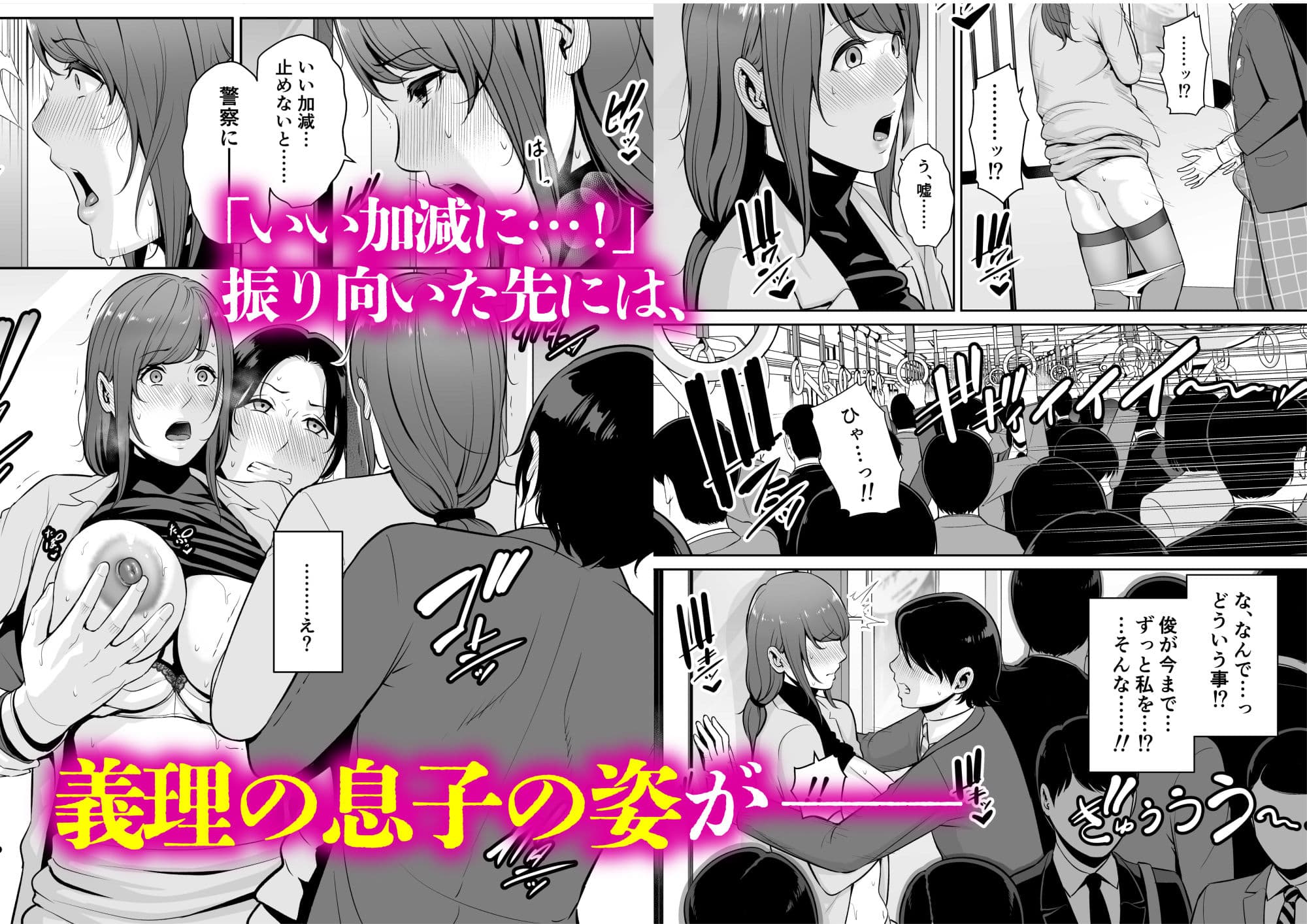 義母を、電車で… サンプル 9