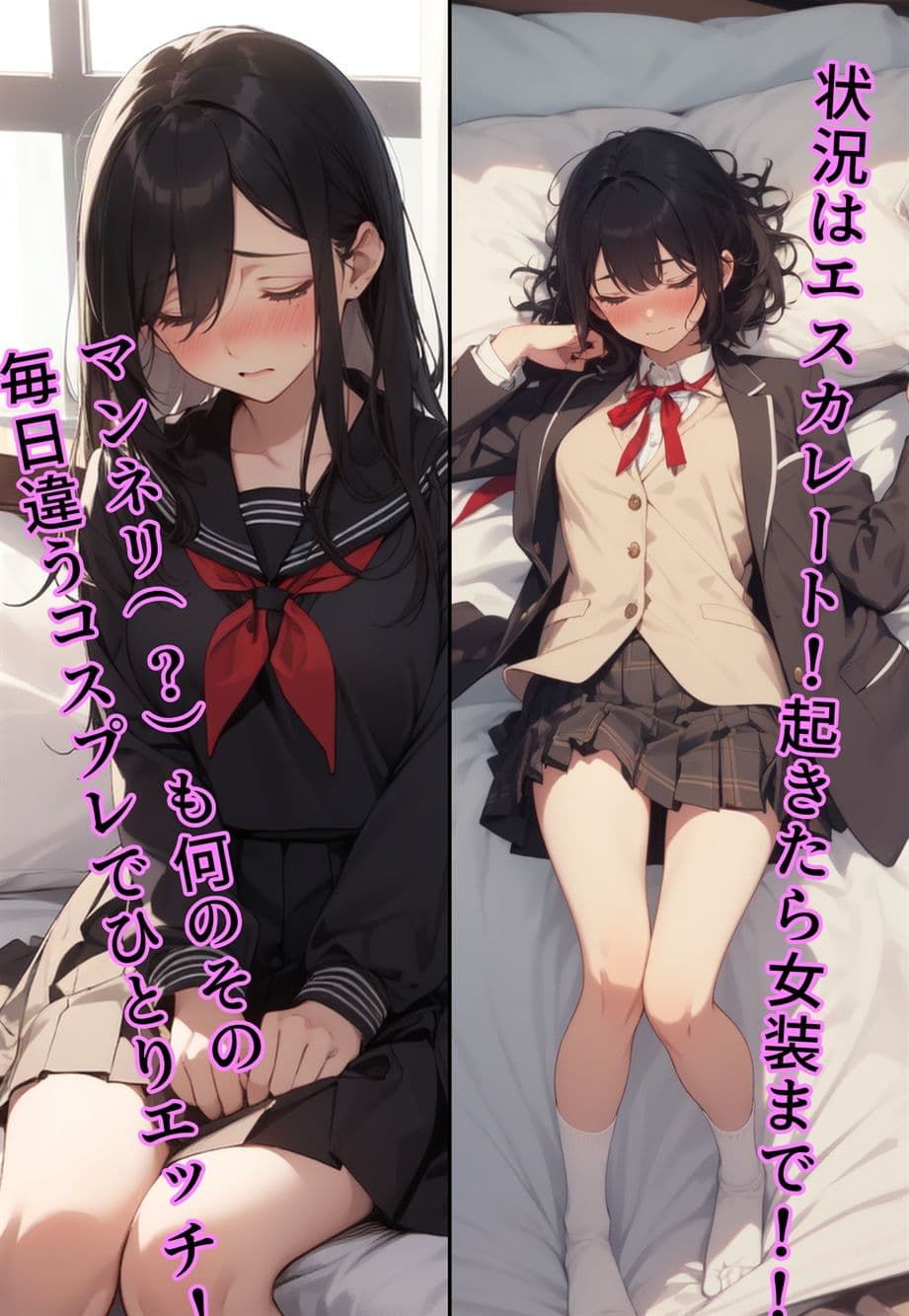 恐怖の女体化マンション！ 隣人お姉さんと百合地獄 サンプル 6