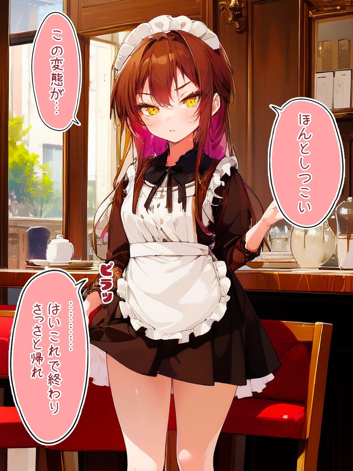 毎日キレながらパンツを見せてくれるカフェ店員 サンプル 4