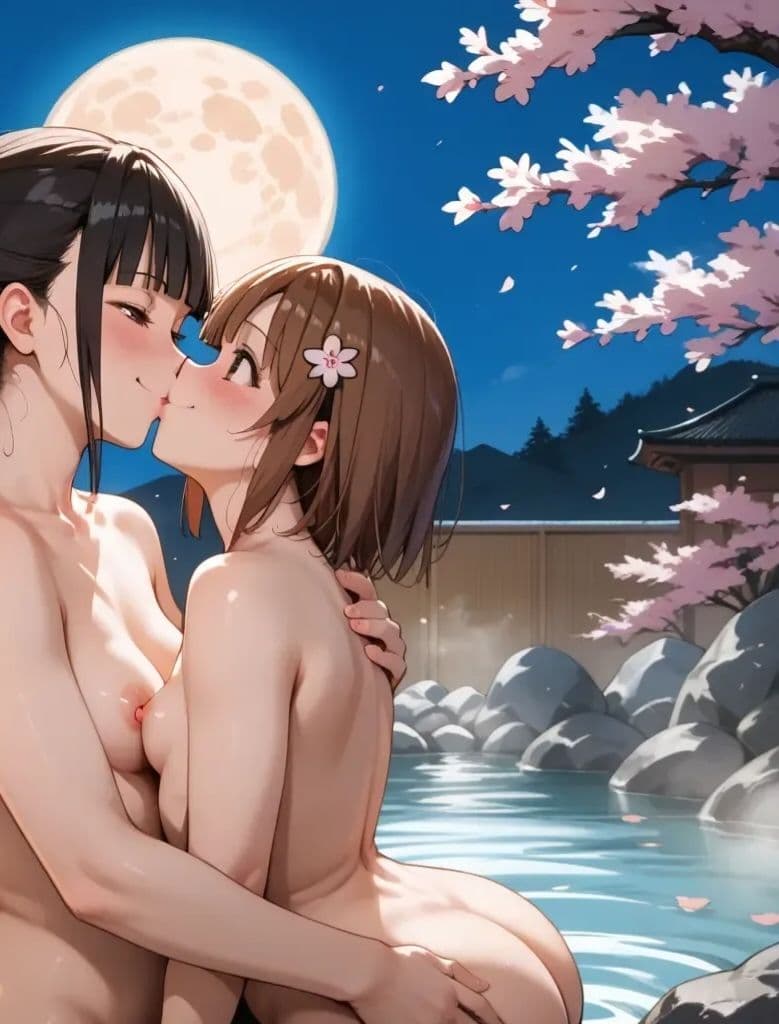 けいおんの澪（みお）が大好きな平沢唯（ひらさわゆい）が律（りつ）と歌詞合戦 in温泉 サンプル 6