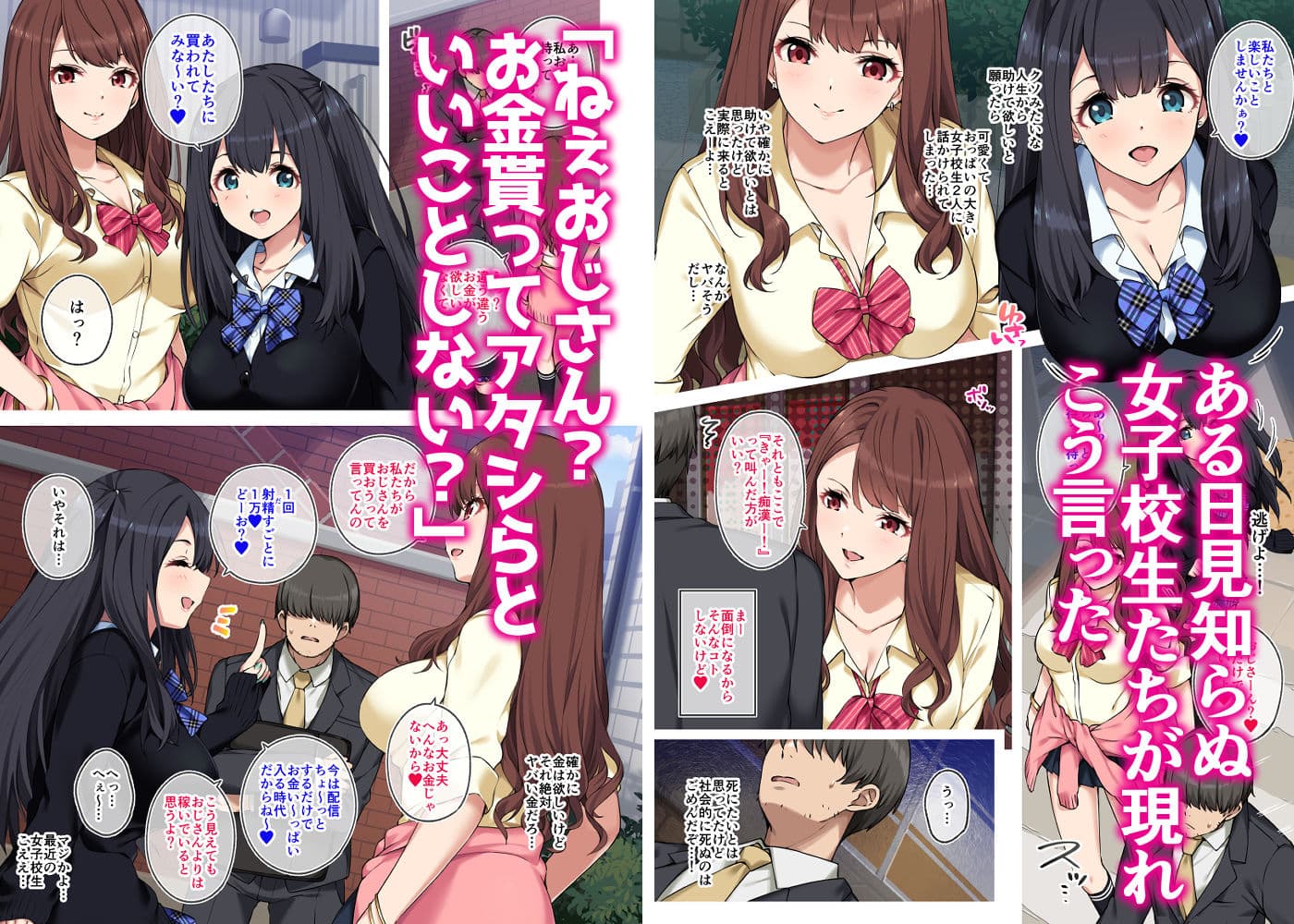 女子校生に買われるおじさん。 サンプル 2