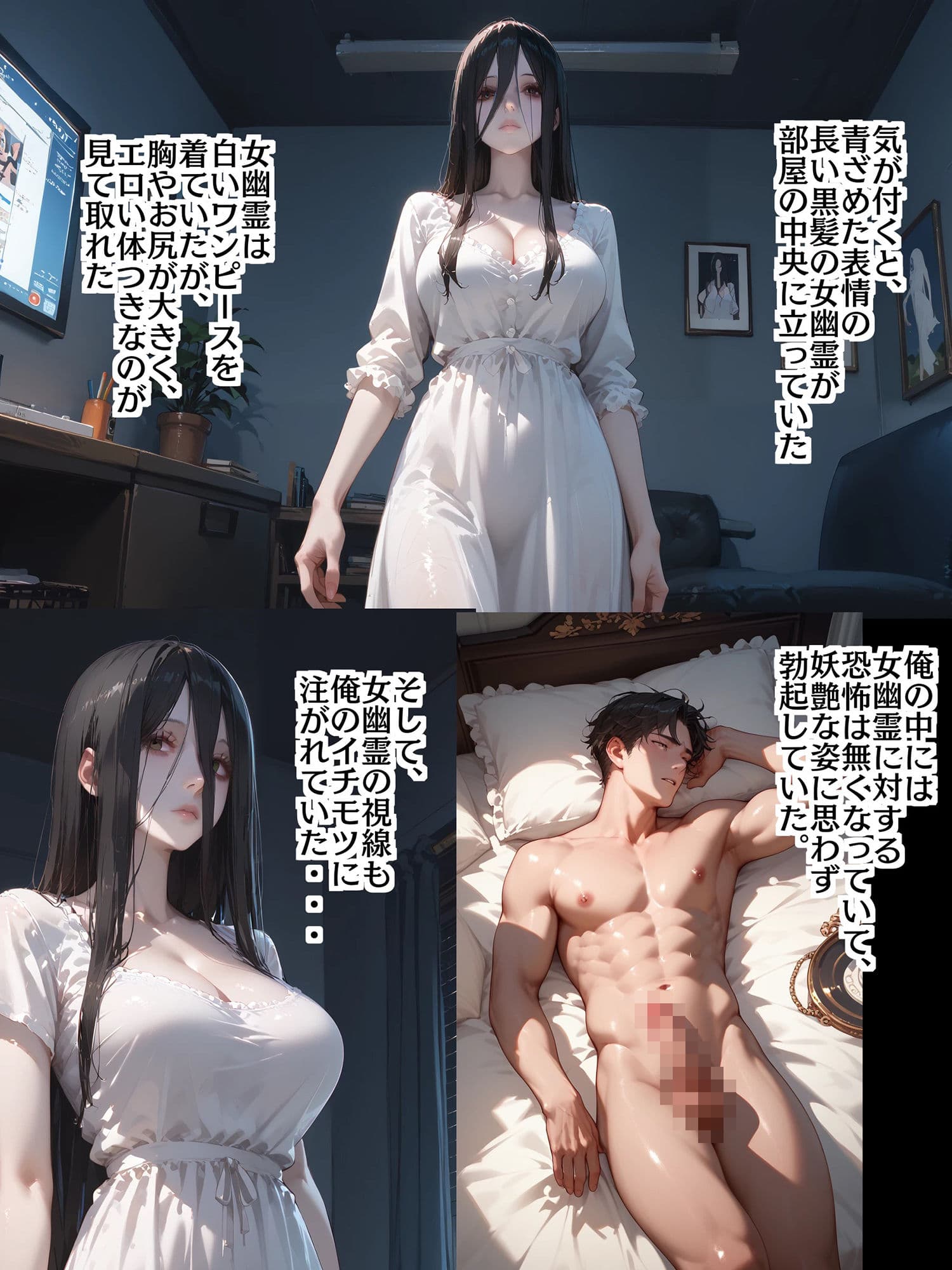 最近取り憑かれた女幽霊が昇天するまで中出しした件 サンプル 3