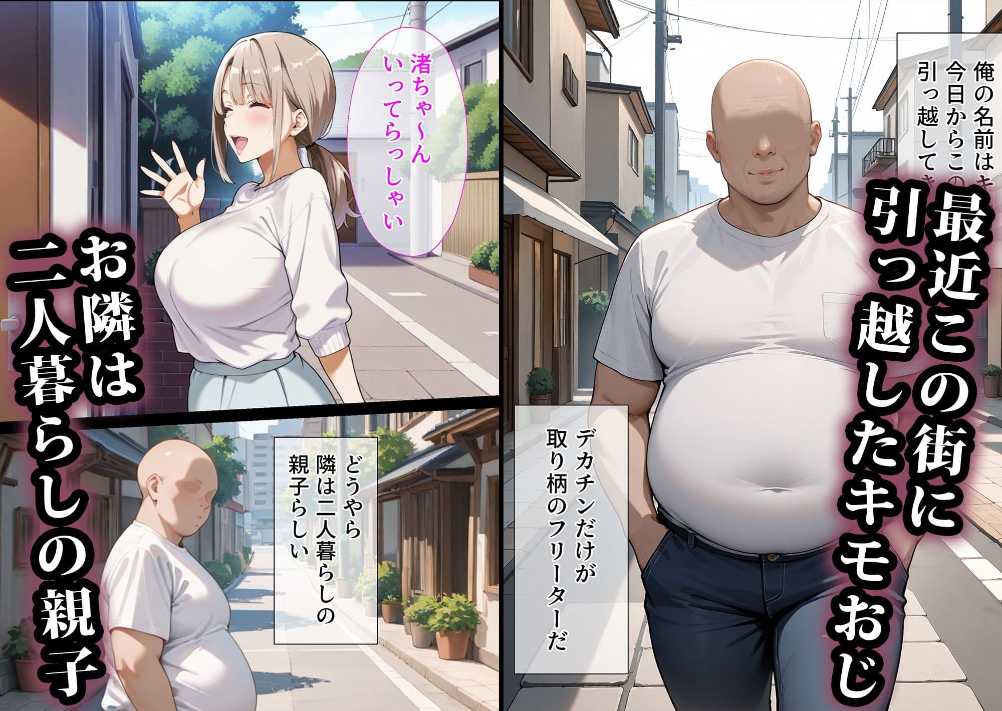 キモおじに寝取られた母娘〜爆乳親子編 サンプル 1