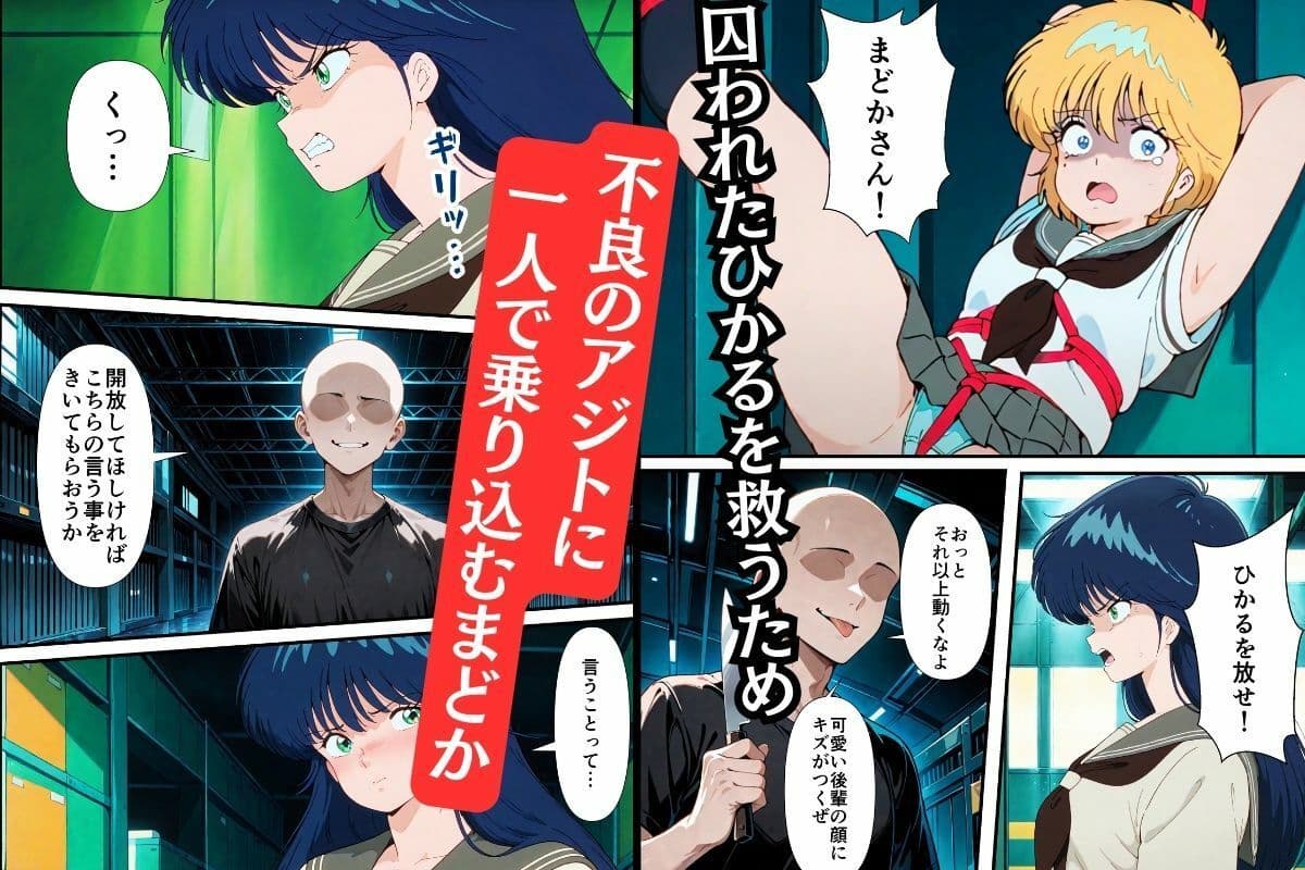 【きまぐれお●ん●ロード4】まどか機械姦チャレンジ失敗で強●中出し輪●！ サンプル 1