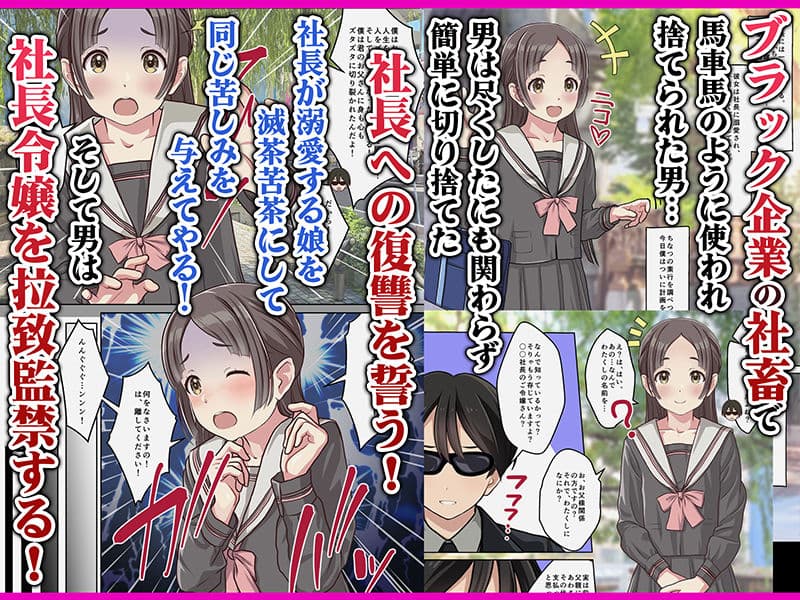 お嬢様監禁媚薬レ●プ-ブラック企業の社畜が復讐!社長令嬢が連続中出しで堕ちる!- サンプル 1