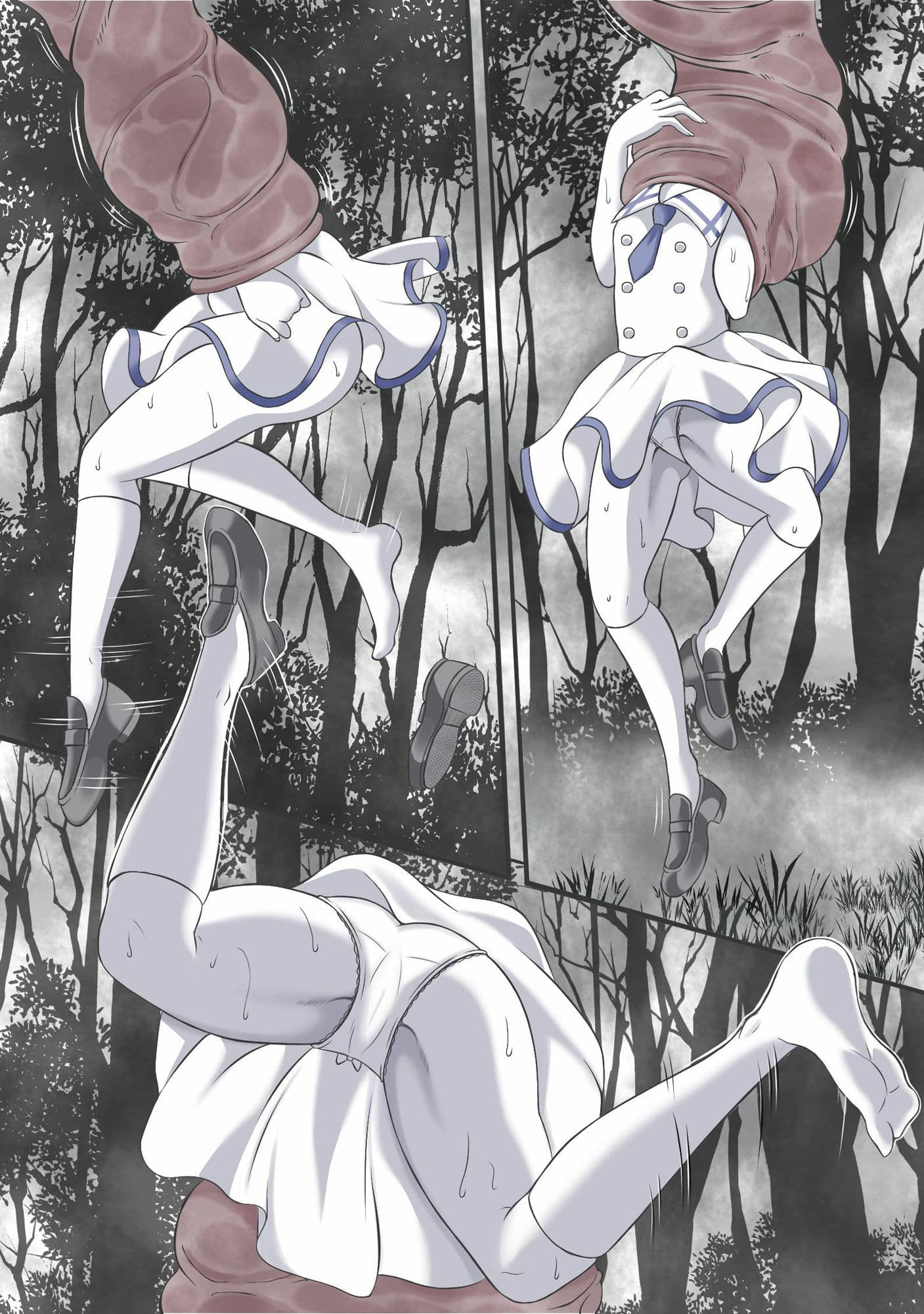 淫獣に口から卵を植え付けられ丸呑みにされる香風●乃(チノちゃん) サンプル 3