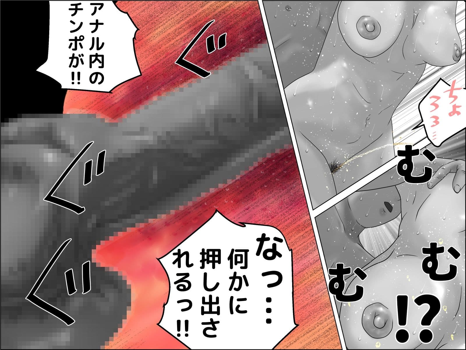 義母と肛門性交記  モノクロ版 サンプル 8
