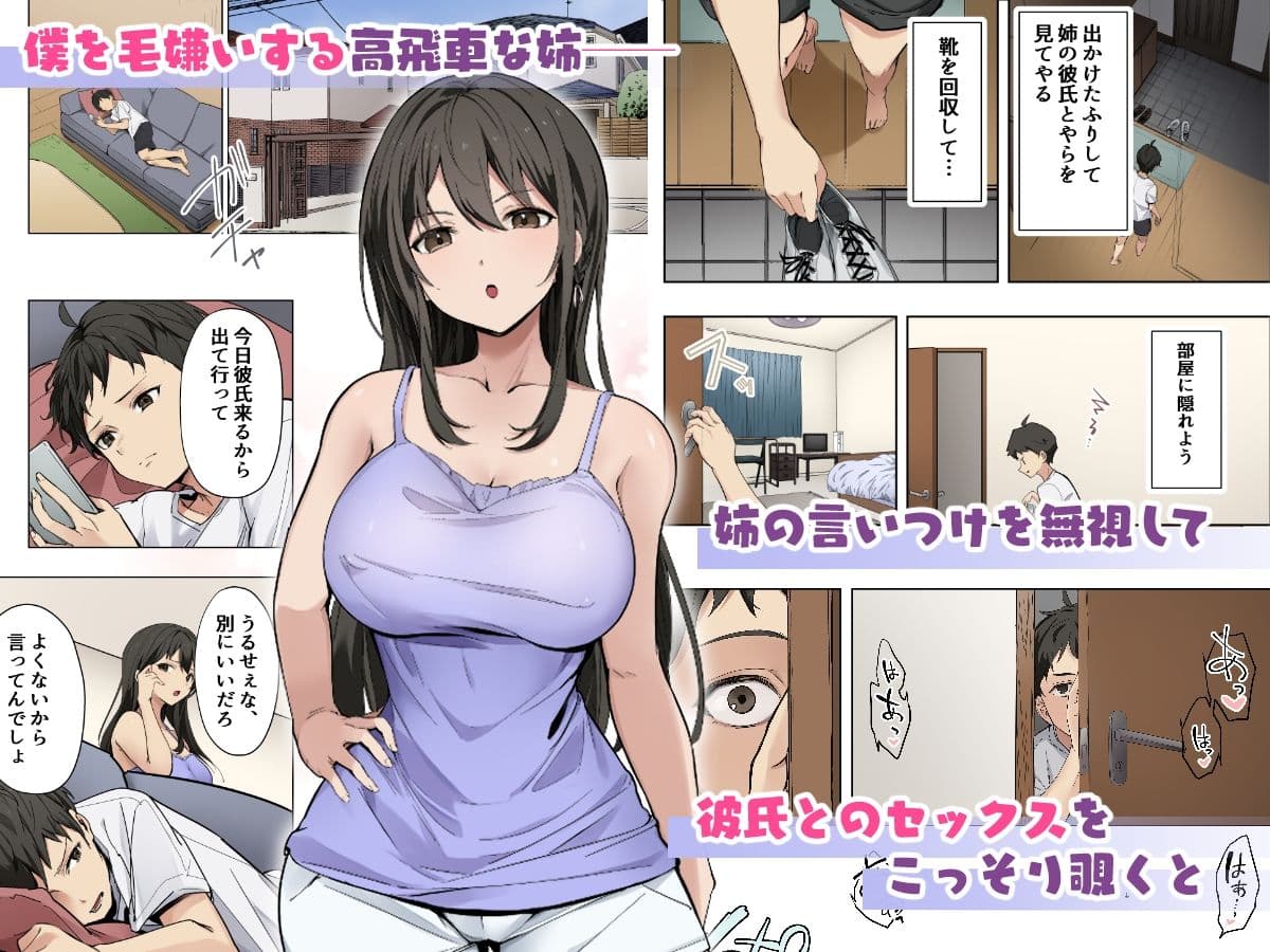 姉が彼氏とセックスしているのを目撃して以来、勃起が止まらずハメまくっちゃいました サンプル 1