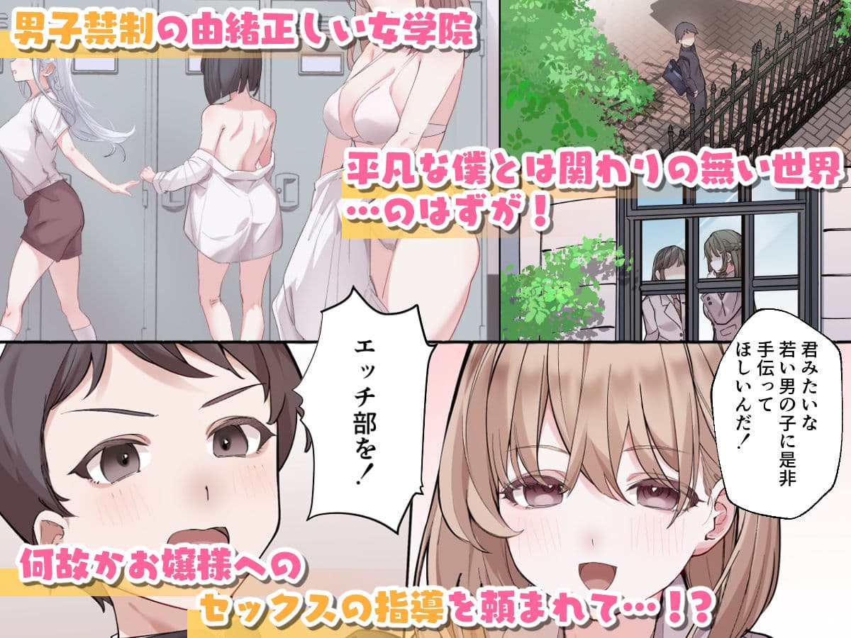 お嬢様校でエッチ部の顧問になった俺の中出し性交まみれの日々 サンプル 1