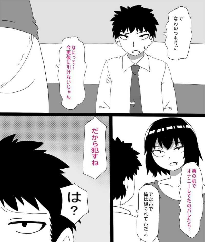 ムラムラした引きこもりの姉は弟で性欲処理をする サンプル 3