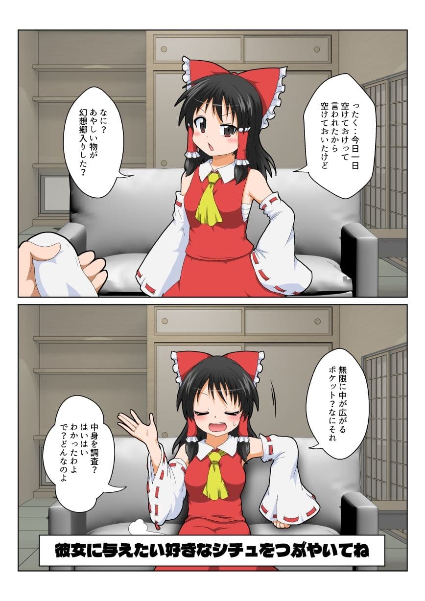 博麗霊夢で不思議なおもちゃで特殊性癖カタログ サンプル 1