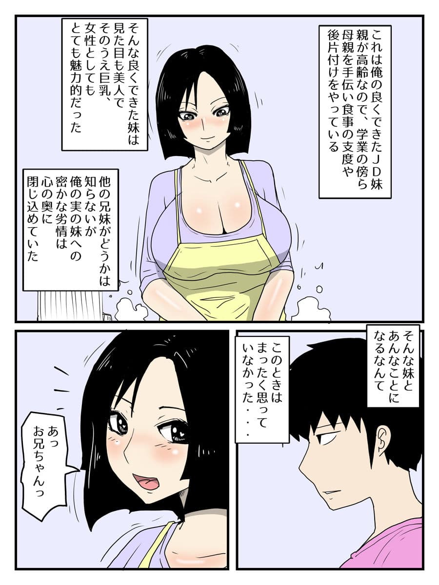 やがて人妻経産婦になる妹に巨根すぎてフラれた俺が日常的に中出しするようになった話 サンプル 1