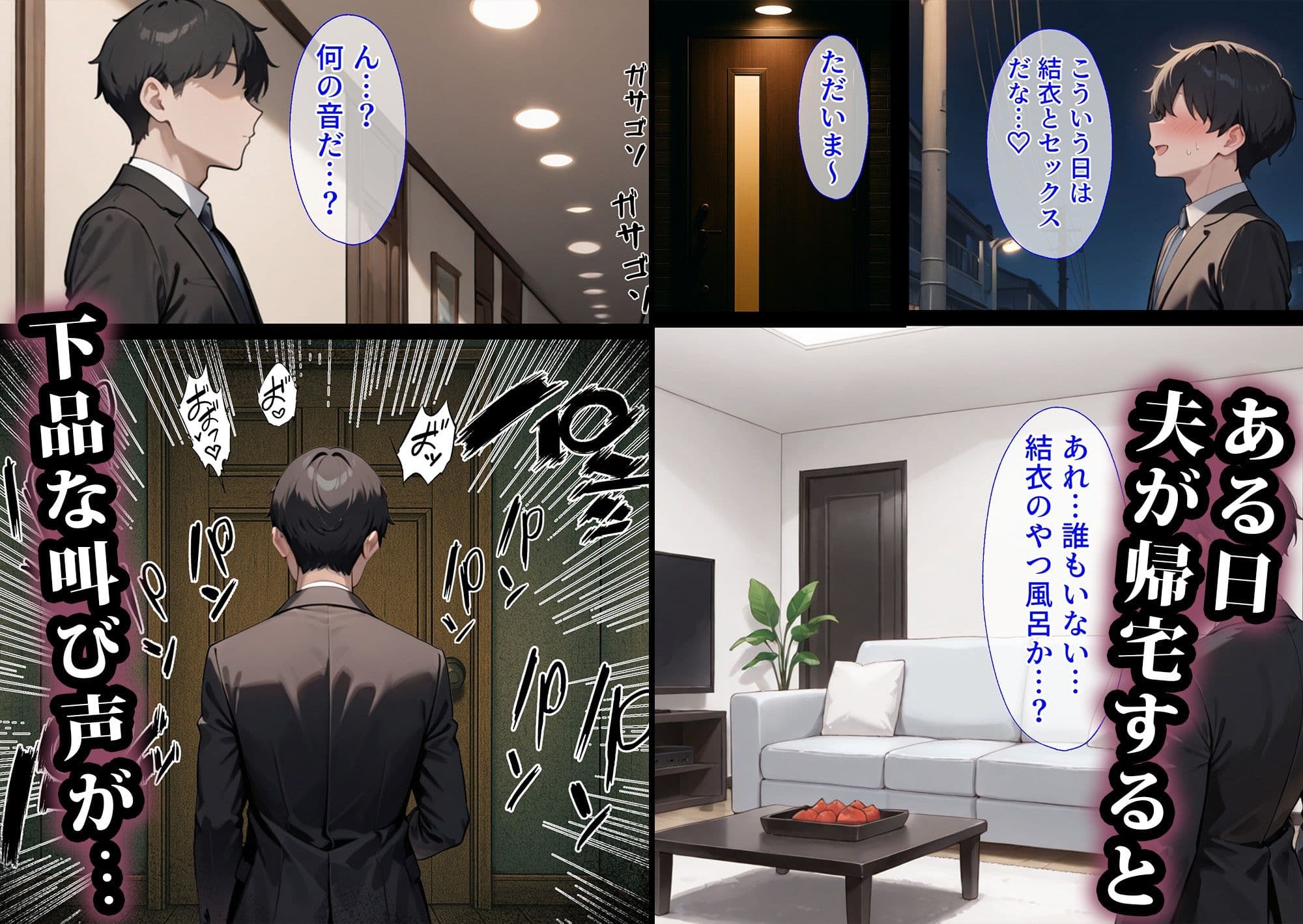 寝取られマンション〜おっとり妻編 サンプル 8