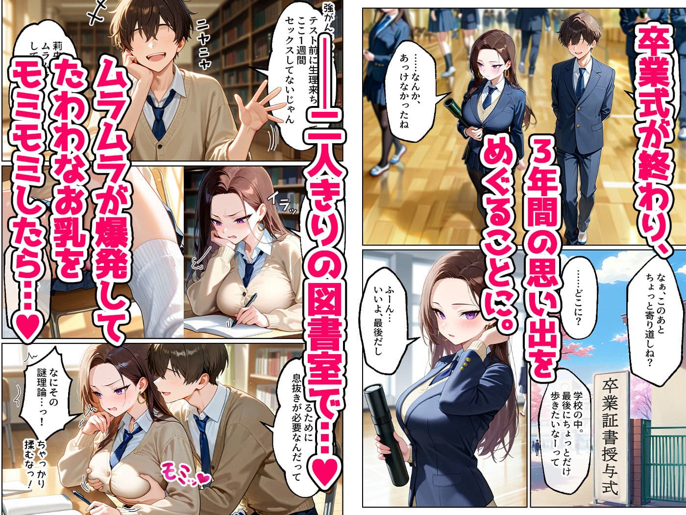 強気だけど実はチョロすぎる幼馴染ギャルー卒業・妊娠編ー サンプル 2