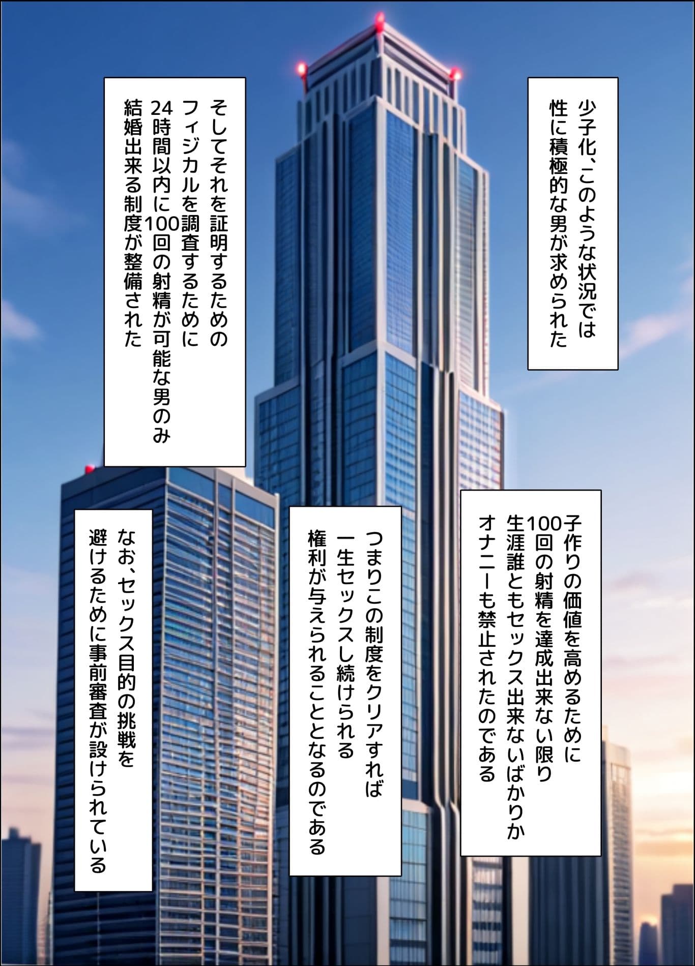 100回射精しないとセックスし続けられない世界 サンプル 1