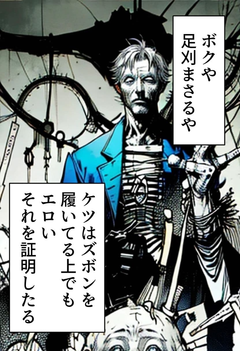 足刈がイク！  ズボン尻編 サンプル 1