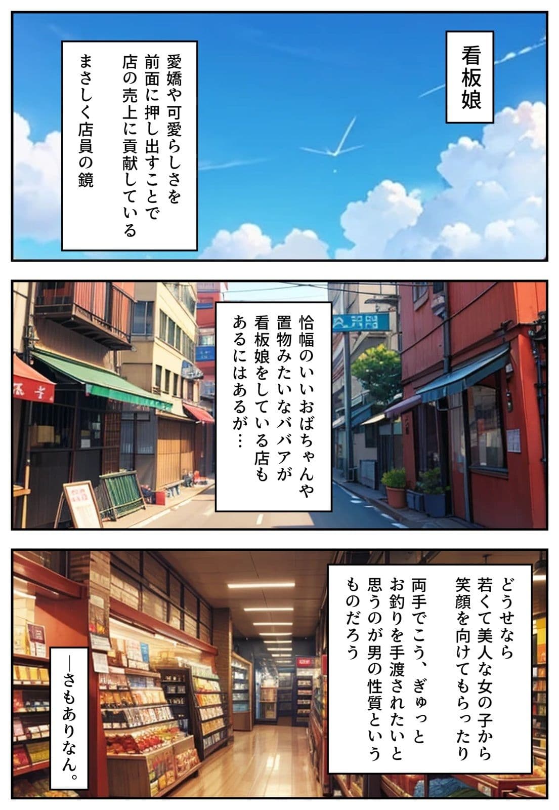 看板娘 サンプル 1