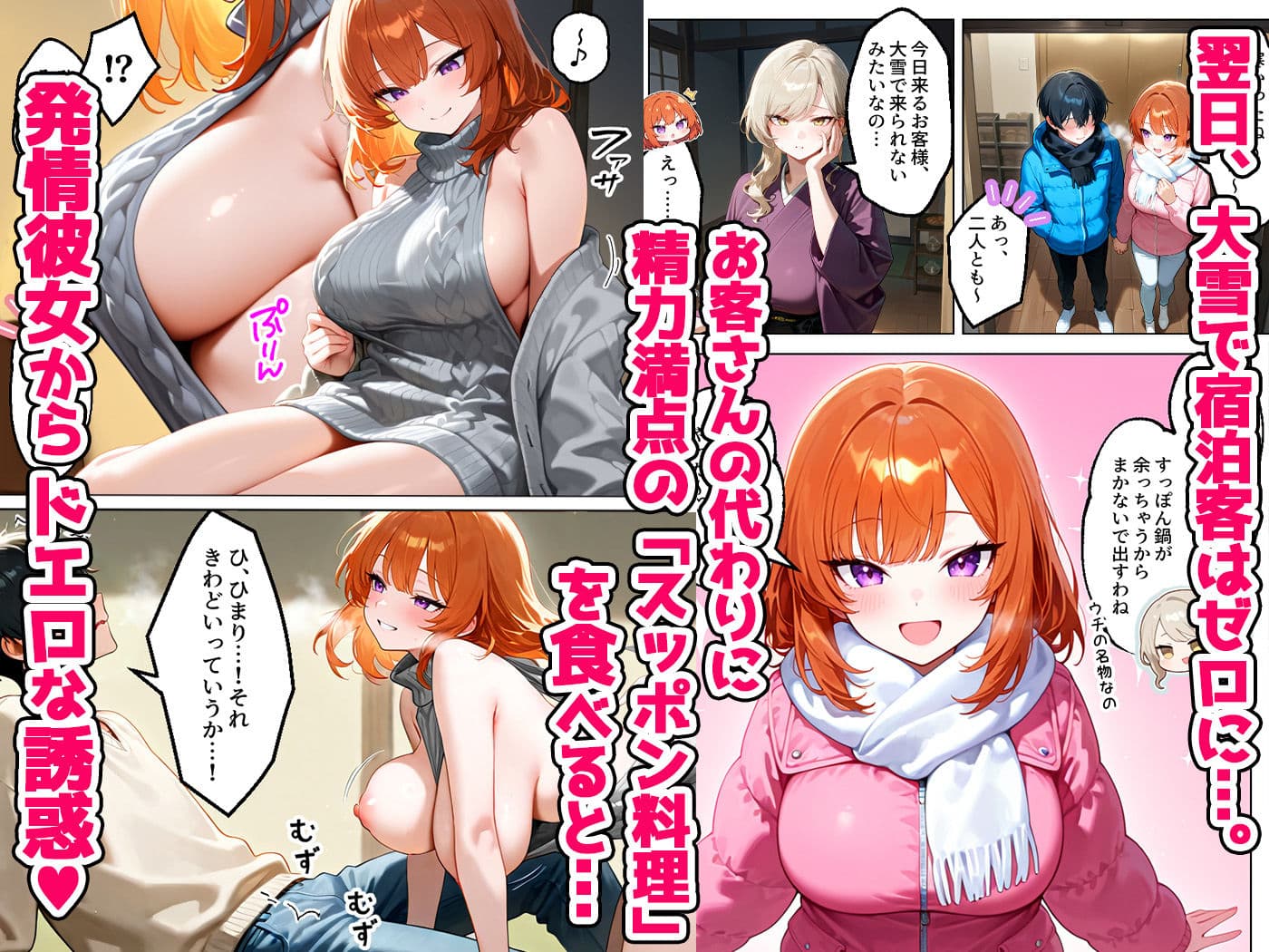 家出してきたクラスの人気ギャルが彼女になったら温泉旅館で何度も中出しHさせてくれた話 サンプル 3
