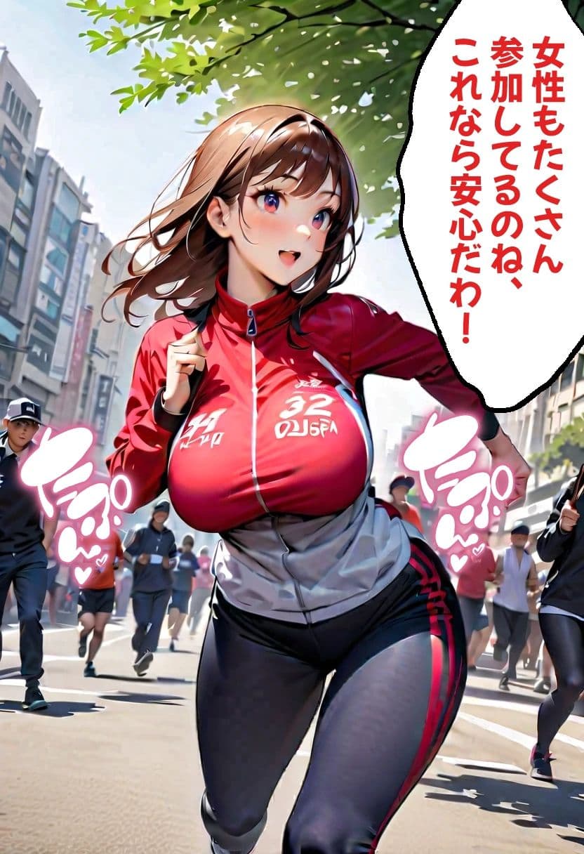足刈がイク！  人妻マラソン大会編 サンプル 4
