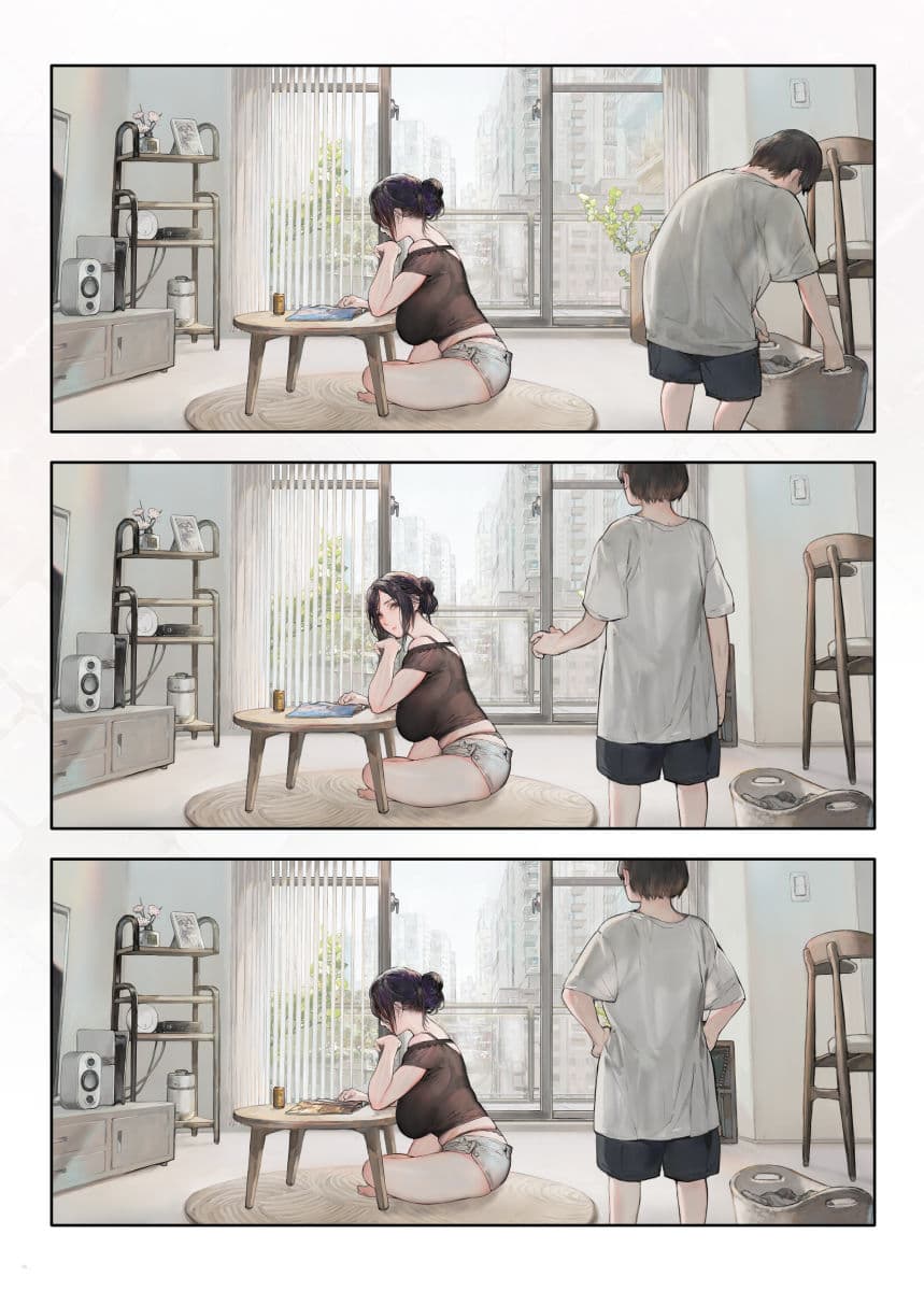 ご近所の奥さん休みの日は家で暇そう サンプル 1