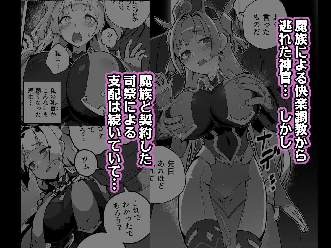 異花4 聖神官淫乳玩弄廻牢 サンプル 1