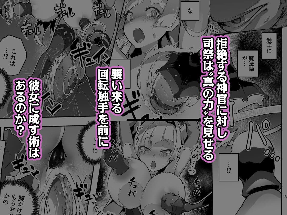 異花4 聖神官淫乳玩弄廻牢 サンプル 3