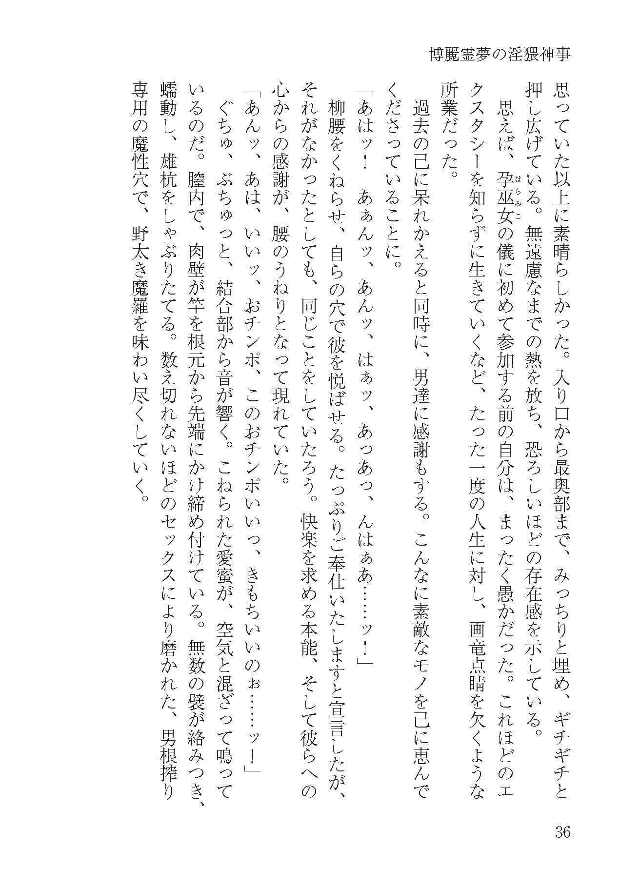 Theドスケベ幻想郷 サンプル 1