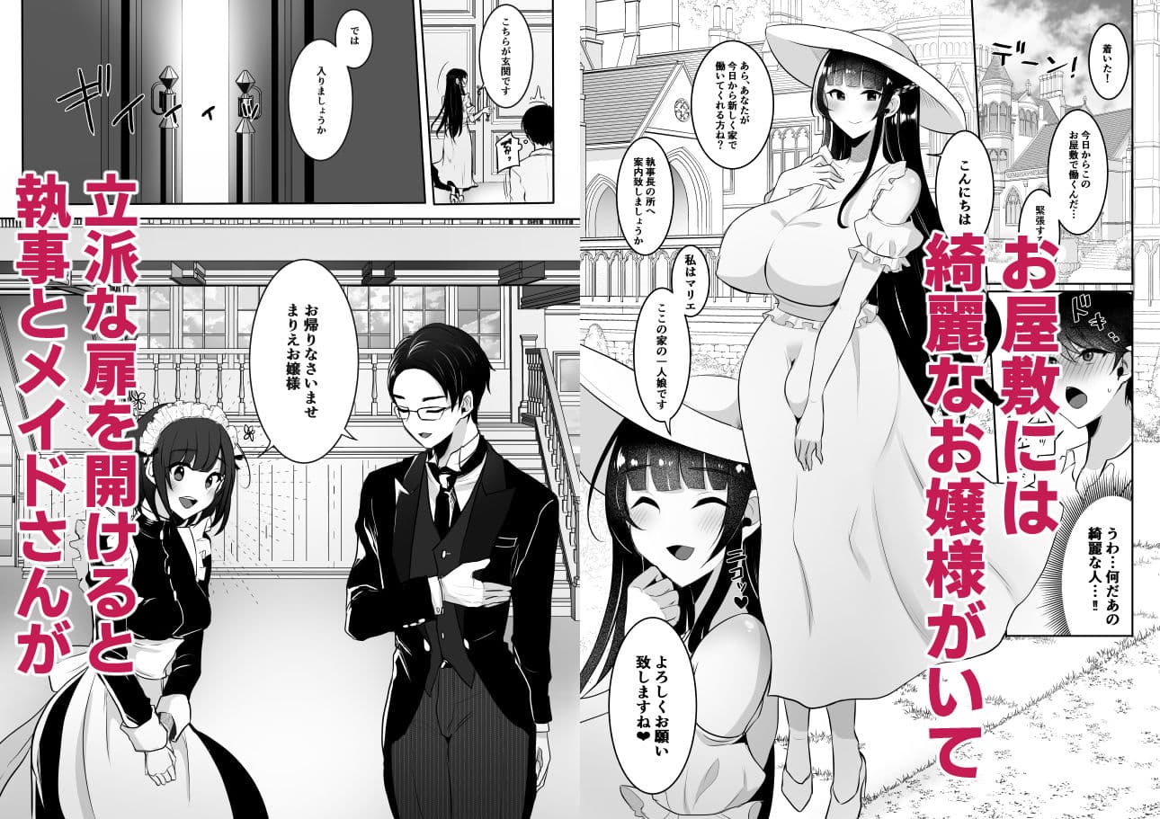 清楚なお嬢様だと思った？残念  我儘×ドSなふたなり痴女でした サンプル 2