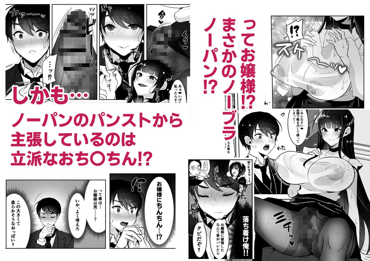 清楚なお嬢様だと思った？残念  我儘×ドSなふたなり痴女でした サンプル 4