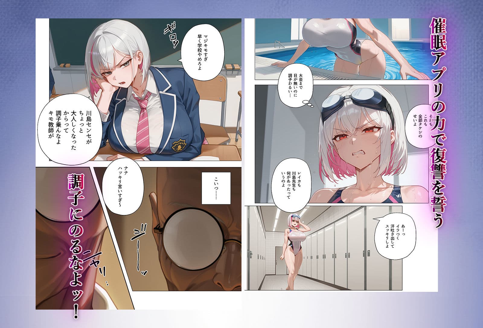 脳筋生意気モラハラ生徒を催◯リベンジ！＃3  舐めたスポーツギャルにメスイキリベンジ サンプル 4