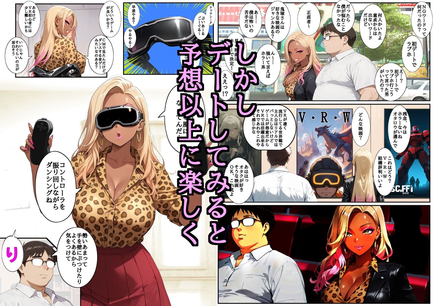 学園一ビッチと噂のギャルが罰ゲームでガチなオタクと付き合ったら… サンプル 3