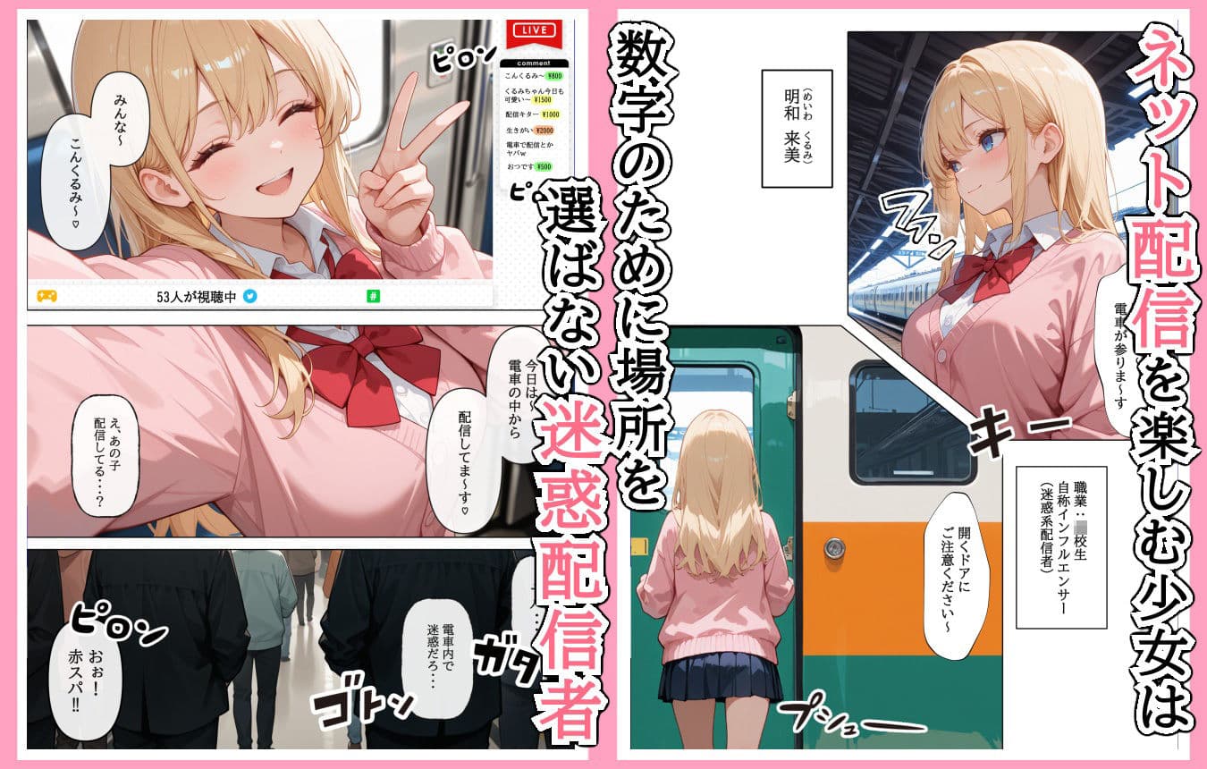 迷惑配信者を、捕まえた！「迷惑配信者への’指導’（性行為）がネット配信！？」 サンプル 1