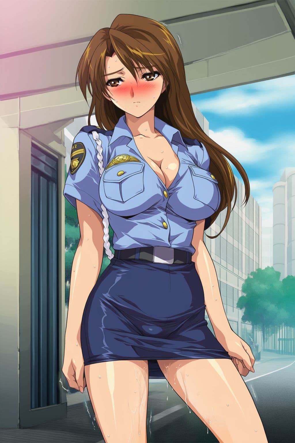 『犯罪組織に絶頂管理された婦警、薬漬け寸止め快楽地獄』【前編:貞操帯麻薬寸止め地獄】 サンプル 2