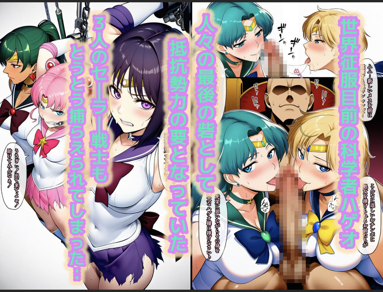 アヘ顔戦士セーラーgirl’s 総集編 サンプル 2