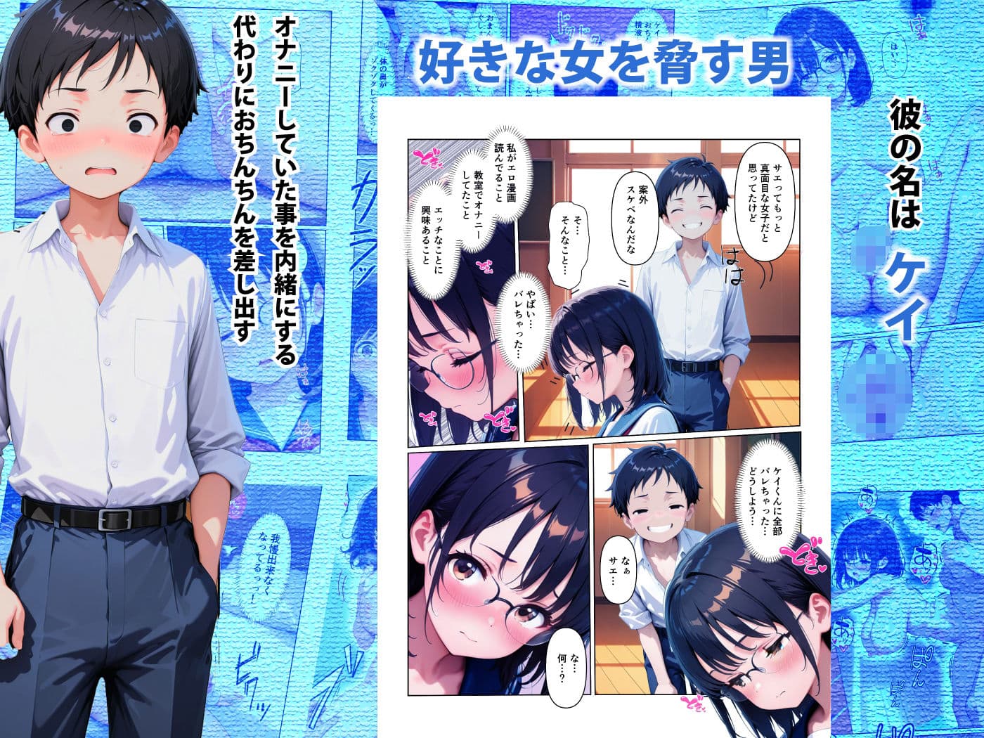 地味女子が放課後でオナっていたら同級生に見られた件 サンプル 2