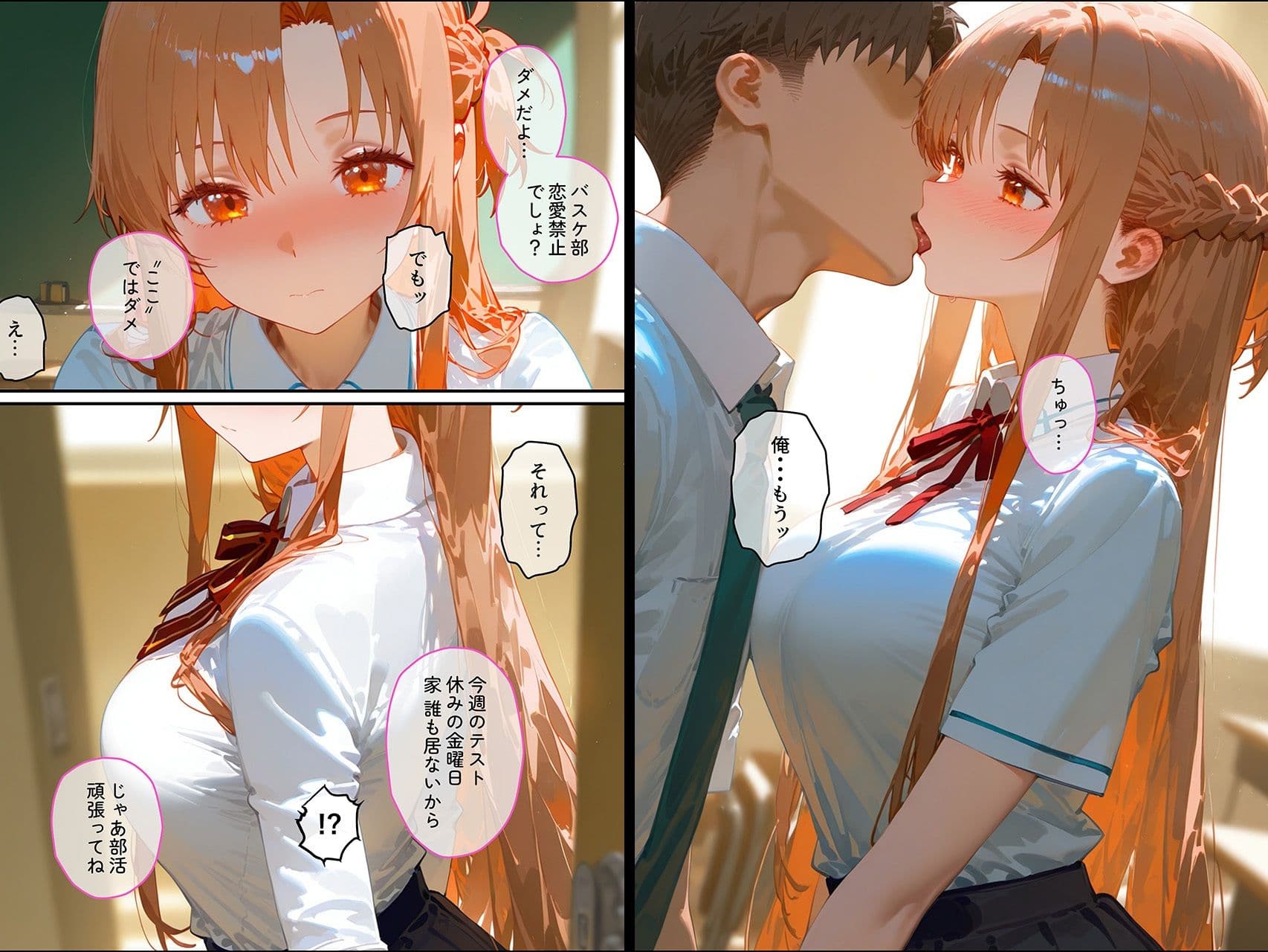 【結城明◯奈】俺の大好きな清楚彼女が寝取られ快楽堕ちする話 サンプル 1