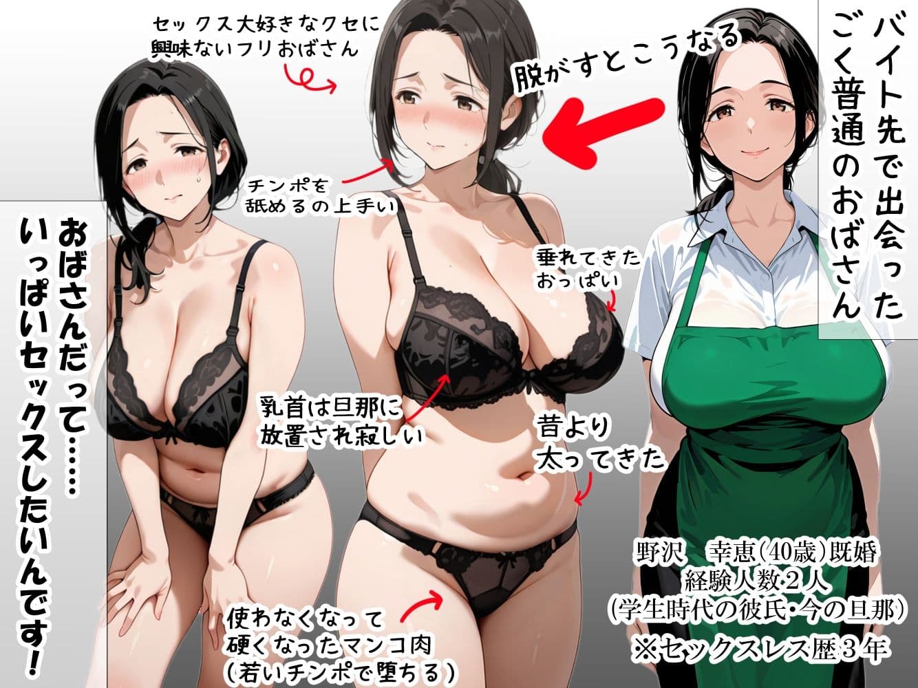 バイト先のパート主婦（40歳）を、 お持ち帰りしたら…欲求不満の膣は硬いチンポ一本即墜ちオナホ化   野沢幸恵（40歳）セックスレス歴・3年 サンプル 5