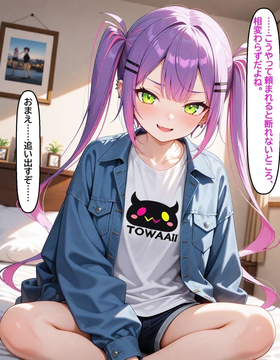 常〇トワ  ツンデレなトワがイキまくって中出しされる話 サンプル 1