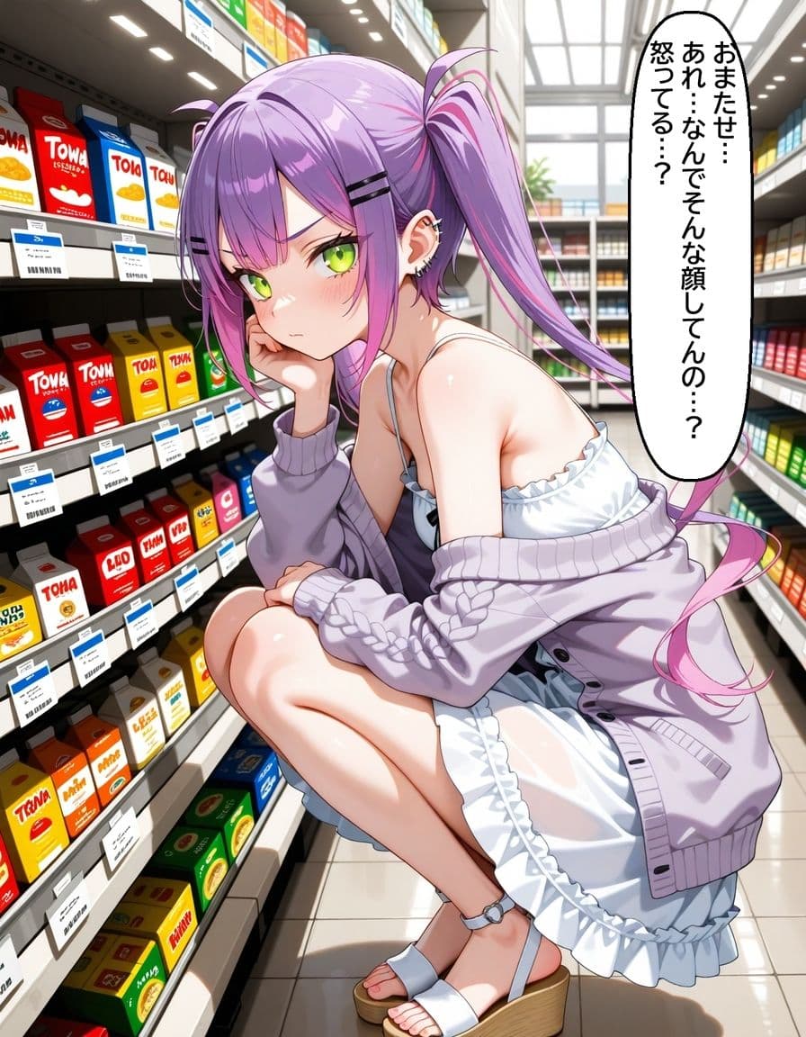 常〇トワ  ツンデレなトワがイキまくって中出しされる話 サンプル 7