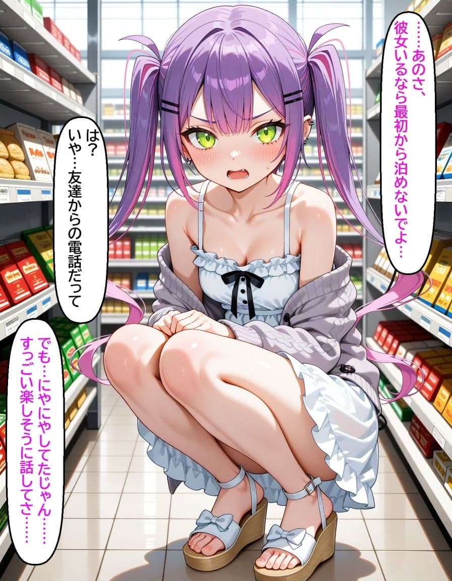 常〇トワ  ツンデレなトワがイキまくって中出しされる話 サンプル 8
