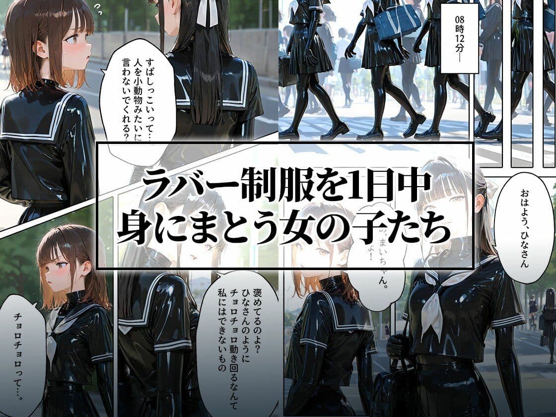 護謨学院|更生プログラム【96Pコミック】放課後の連続拘束絶頂 サンプル 1