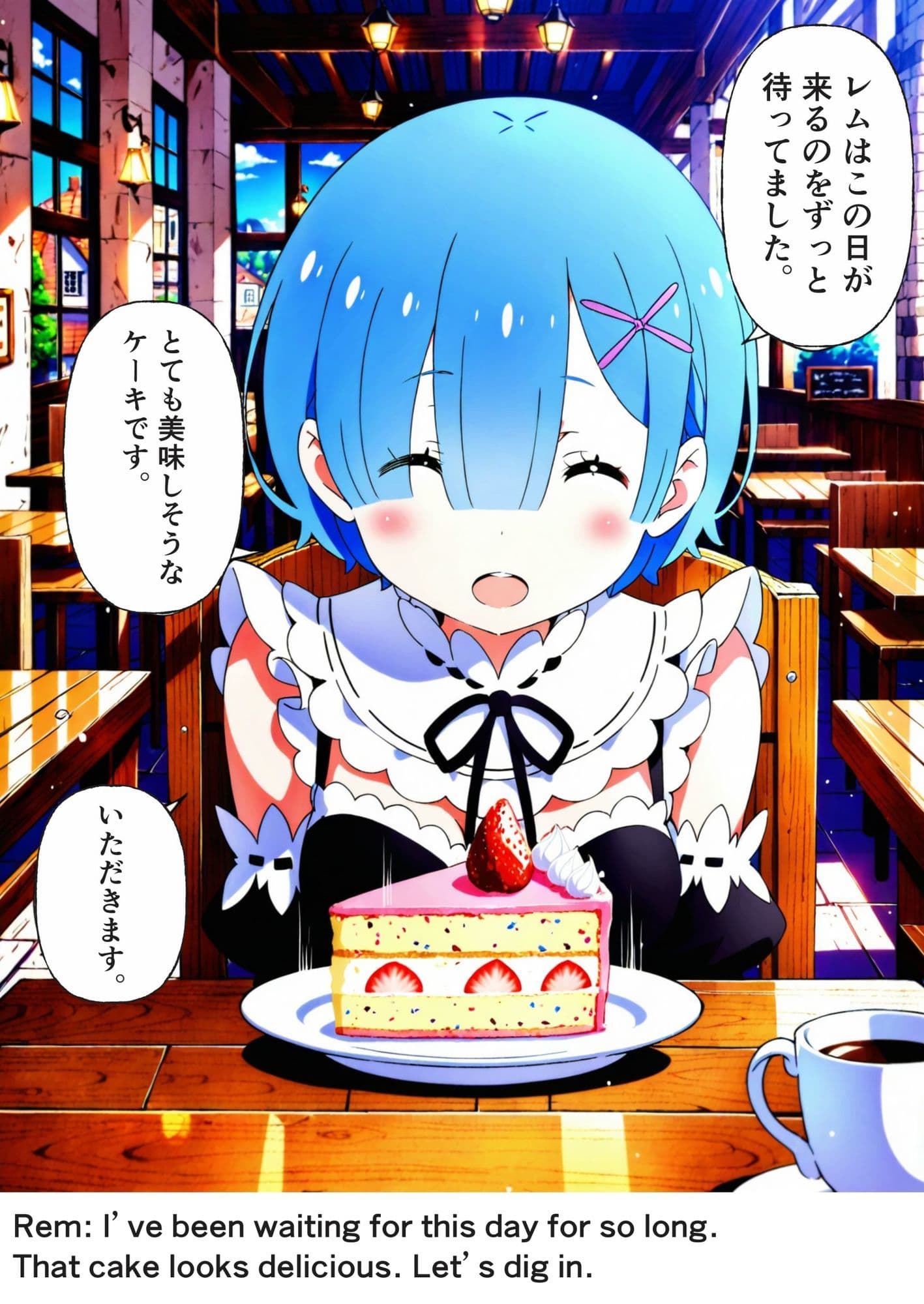 レムとイチャLOVEデート本 サンプル 1