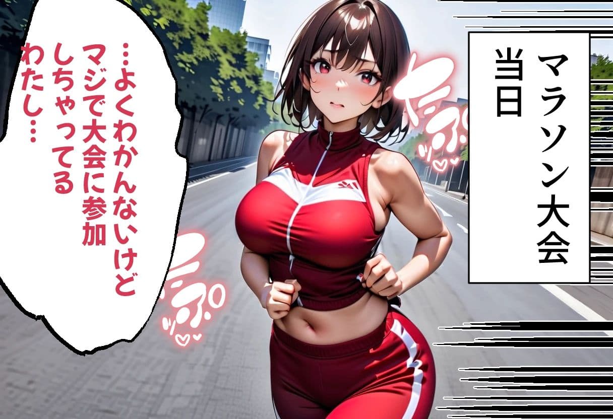 足パパがイク！ 人妻マラソン大会編 サンプル 2
