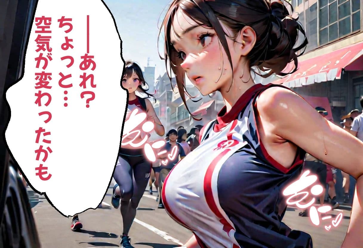 足パパがイク！ 人妻マラソン大会編 サンプル 3